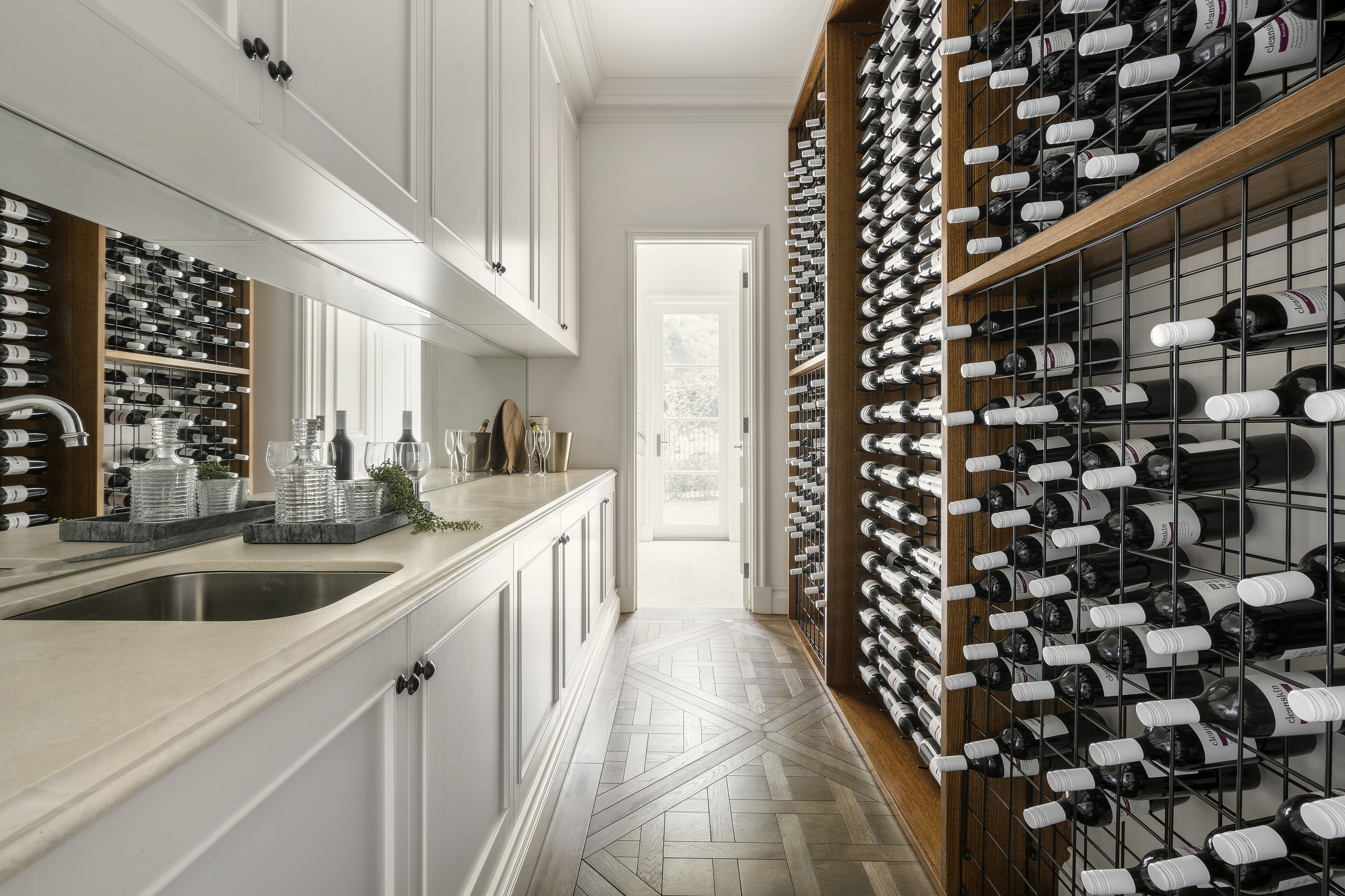 Belmore Show Home Wine Cellar