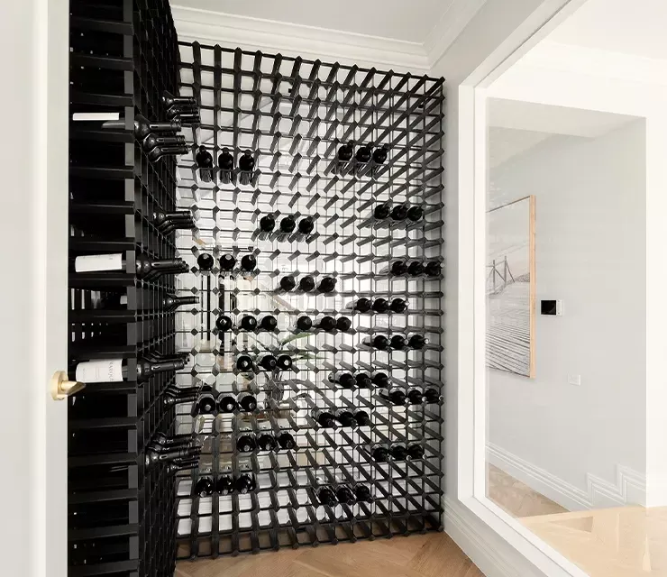 Capel showhome wine cellar