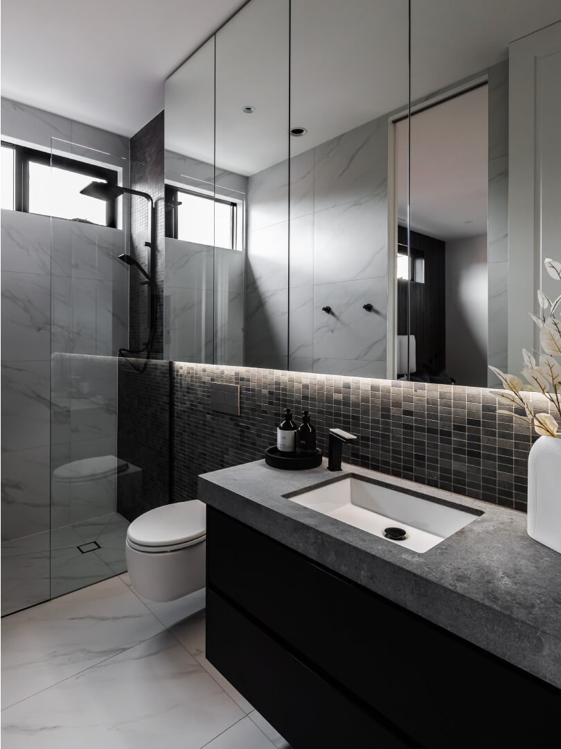 Bathroom at Patterson on Display at Bentleigh