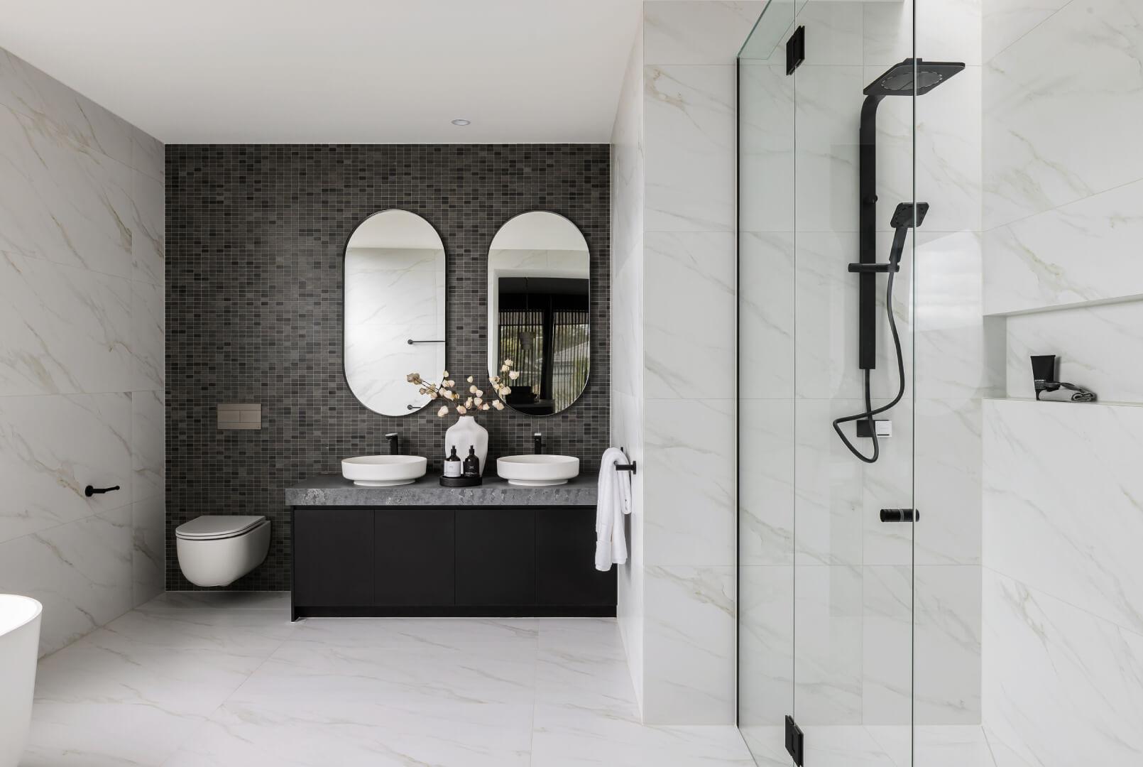 Master Ensuite at Patterson on Display at Bentleigh